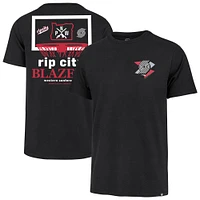 Men's '47  Black Portland Trail Blazers City Edition Backboard T-Shirt