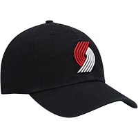 Men's '47 Black Portland Trail Blazers Team Clean Up Adjustable Hat