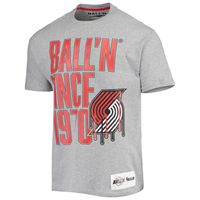 Men's BALL'N Heathered Gray Portland Trail Blazers Since 1970 T-Shirt