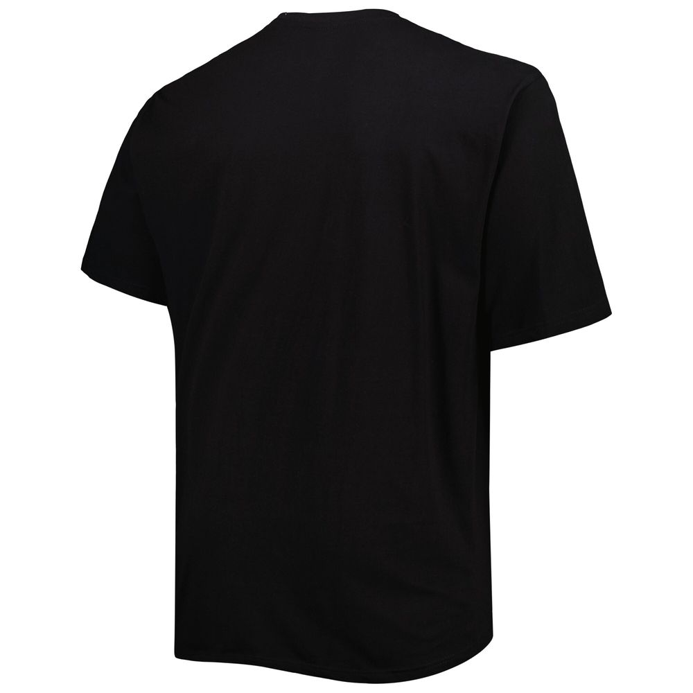 Men's Black Portland Trail Blazers Big & Tall Heart Soul T-Shirt