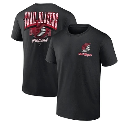 T-shirt noir pour homme Portland Trail Blazers Never Over