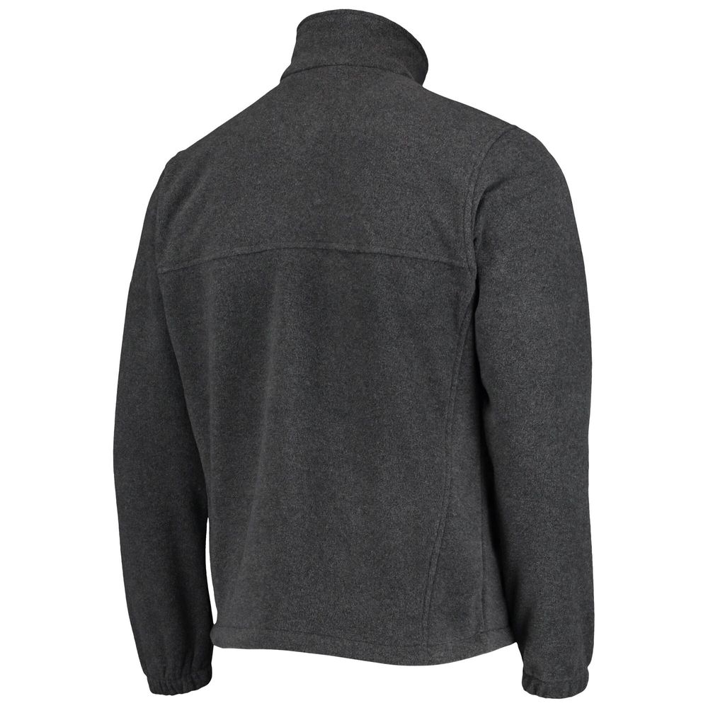 Men's Columbia Portland Trail Blazers Heathered Charcoal Flanker Full-Zip Jacket