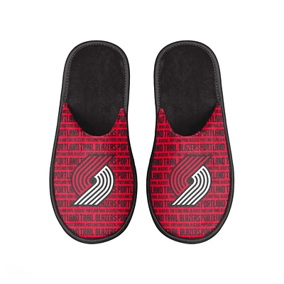 Men's FOCO Portland Trail Blazers Scuff Logo Slide Slippers