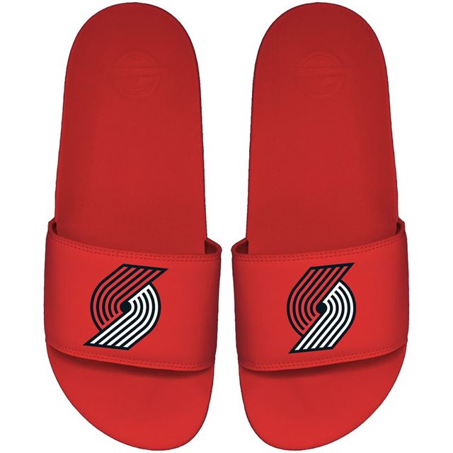 Sandales à enfiler ISlide Red Portland Trail Blazers pour hommes