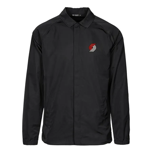 Mitchell & Ness NBA Portland Trail Blazers authentic warm up jacket in black