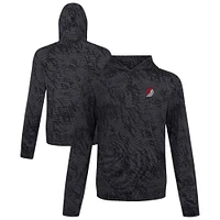 Men's Levelwear Black Portland Trail Blazers Platform Pullover Hoodie