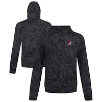 Men's Levelwear Black Portland Trail Blazers Platform Pullover Hoodie