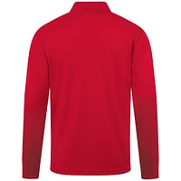 Men's Levelwear Red Portland Trail Blazers Heron Quarter-Zip Top