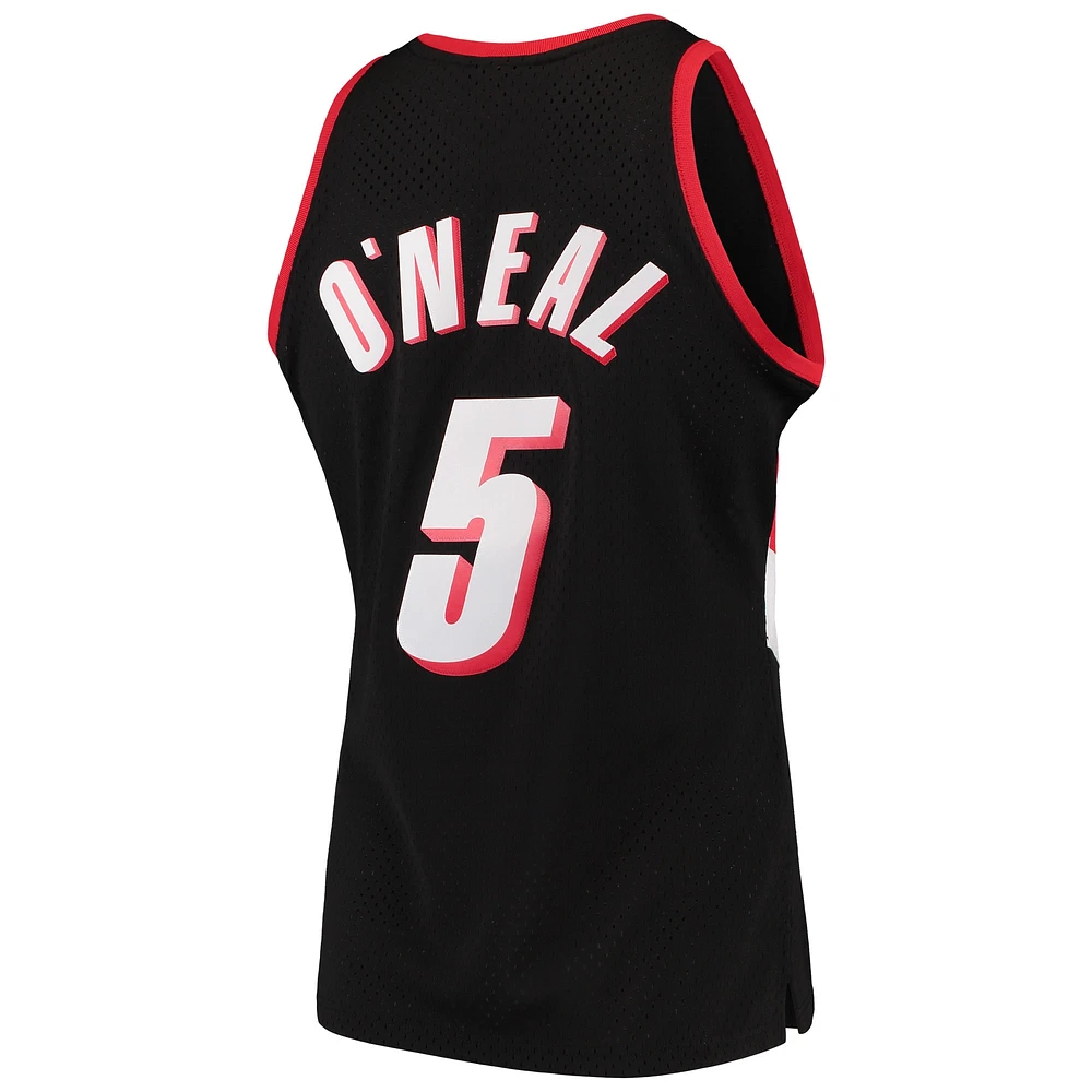 Mitchell & Ness Jermaine O'Neal Portland Trail Blazers noir 1999/00 Maillot Swingman Hardwood Classics pour hommes