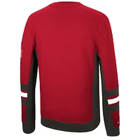 Men's Mitchell & Ness Red Portland Trail Blazers Hardwood Classics Hometown Champs Pullover Sweater