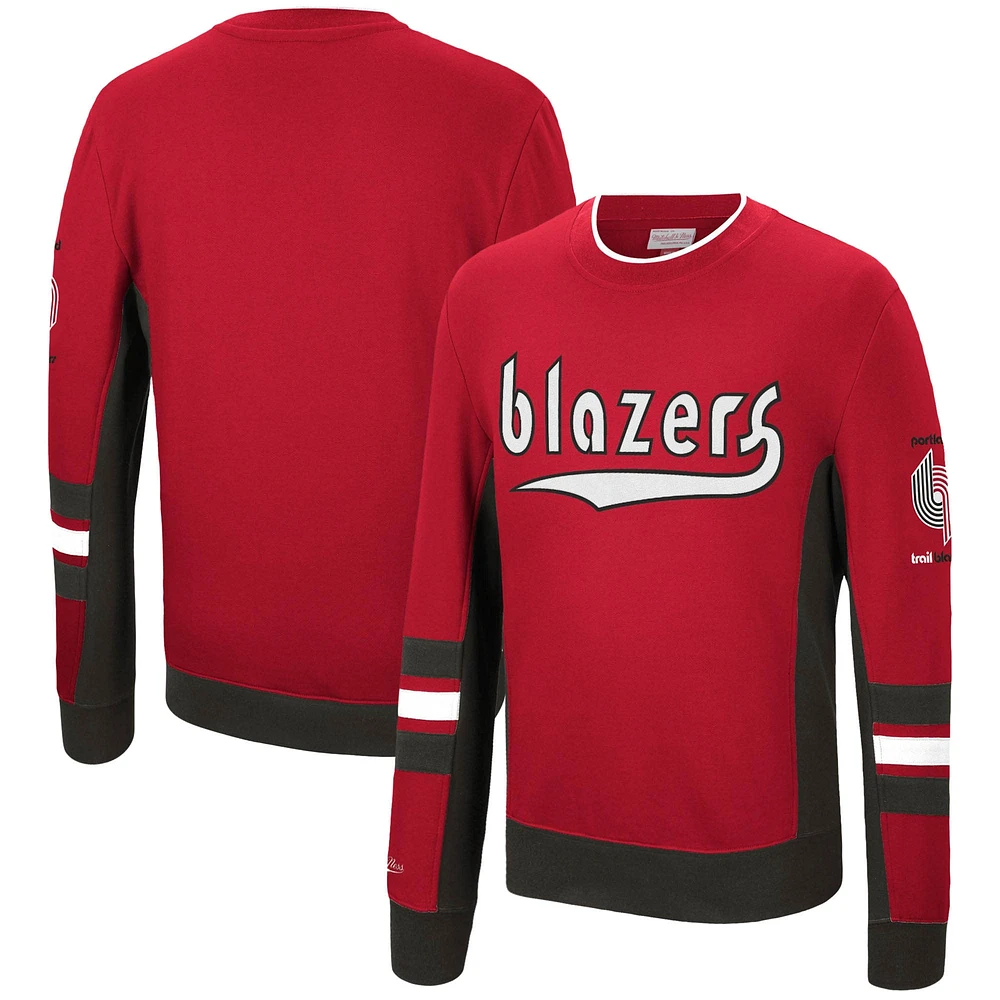 Pull Mitchell & Ness Portland Trail Blazers Hardwood Classics Hometown Champs rouge pour hommes