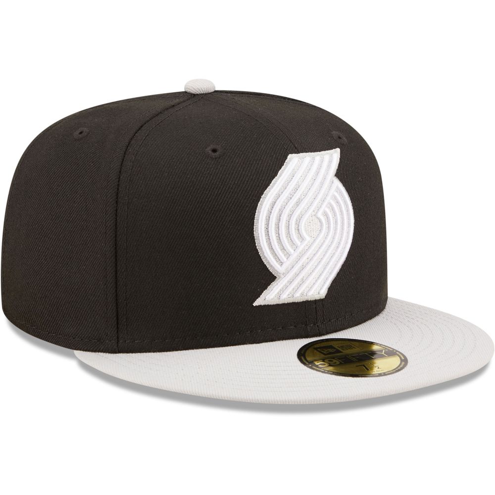 New Era Portland Trail Blazers Black Classic Edition 59Fifty Fitted Hat