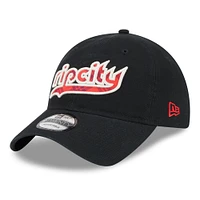 Men's New Era  Black Portland Trail Blazers 2023/24 City Edition 9TWENTY Adjustable Hat