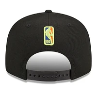 Casquette Snapback 9FIFTY Neon Pop des Portland Trail Blazers New Era noire pour homme