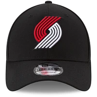 Men's New Era Black Portland Trail Blazers Official The League 9FORTY Adjustable Hat