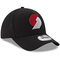 Men's New Era Black Portland Trail Blazers Official The League 9FORTY Adjustable Hat