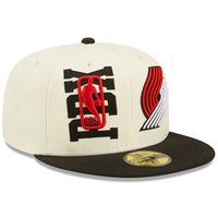 Men's New Era Black Portland Trail Blazers NBA Draft 59FIFTY Fitted Hat