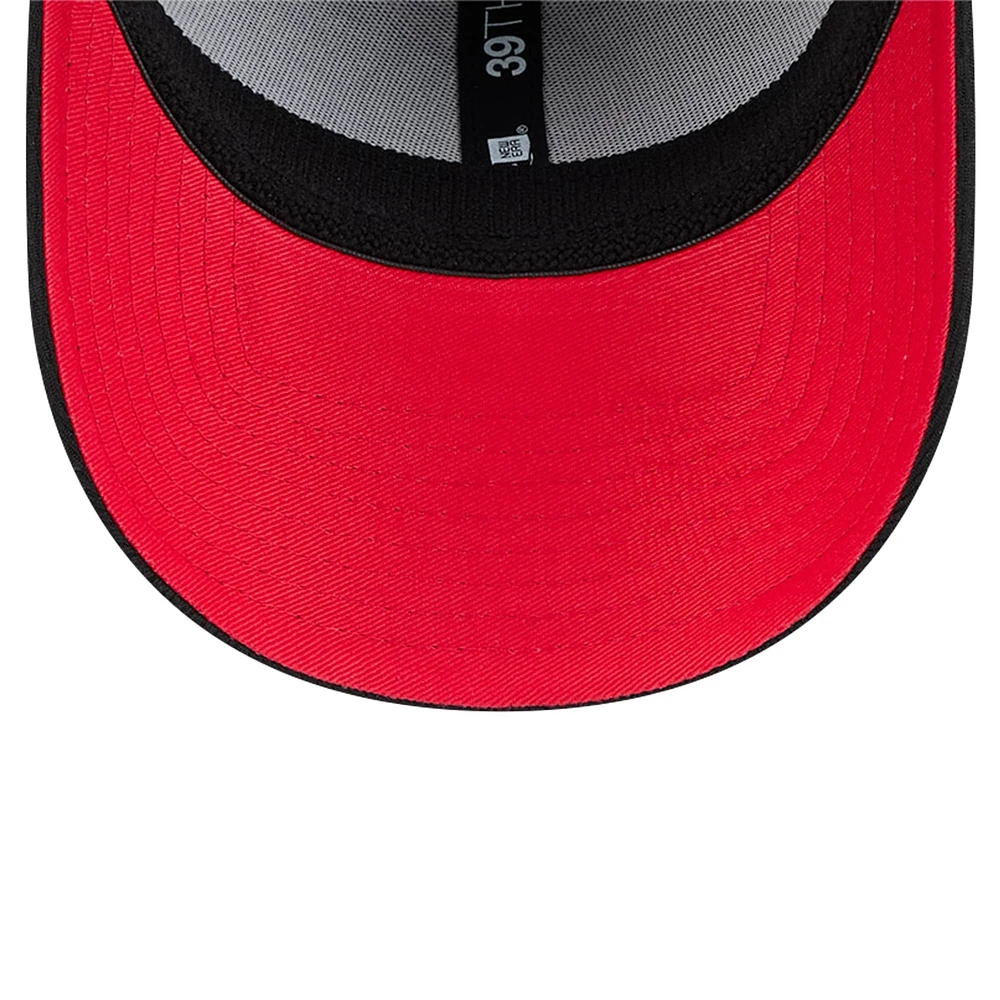 Men's New Era Heather Gray/Black Portland Trail Blazers Two-Tone 39THIRTY Flex Hat