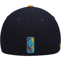 Men's New Era Navy/Gold Portland Trail Blazers Midnight 59FIFTY Fitted Hat