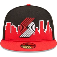 Casquette ajustée 59FIFTY pour homme Portland Trail Blazers 2022 Tip-Off New Era rouge/noir