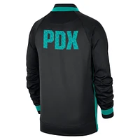 Veste Homme Nike Portland Trail Blazers 2022/23 City Edition Showtime Thermaflex Full-Zip Noir/Vert