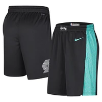 Men's Nike Black/ Portland Trail Blazers / City Edition Swingman Shorts