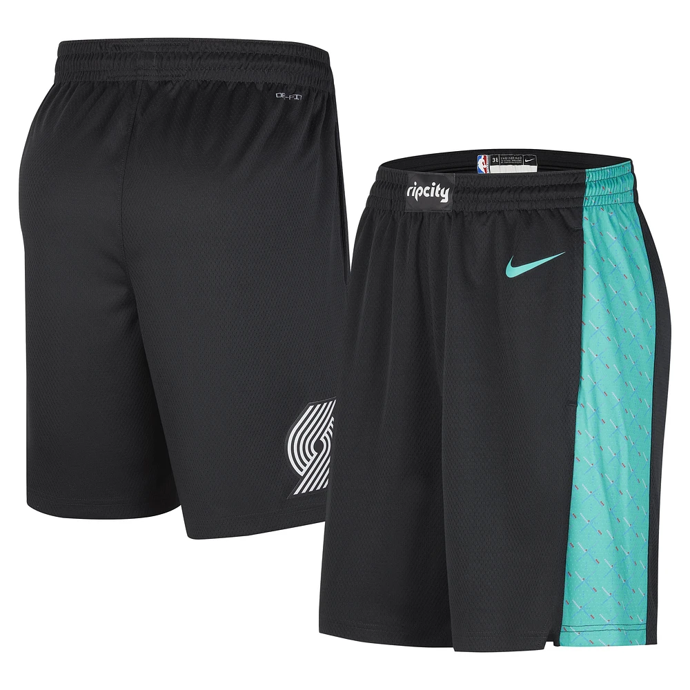 Short Nike Portland Trail Blazers 2022/23 City Edition Swingman Homme Noir