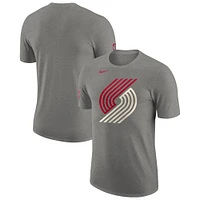 T-shirt d'échauffement essentiel Nike Charcoal Portland Trail Blazers 2023/24 City Edition pour homme