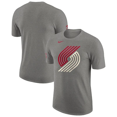 Men's Nike Charcoal Portland Trail Blazers 2023/24 City Edition Essential Warmup T-Shirt