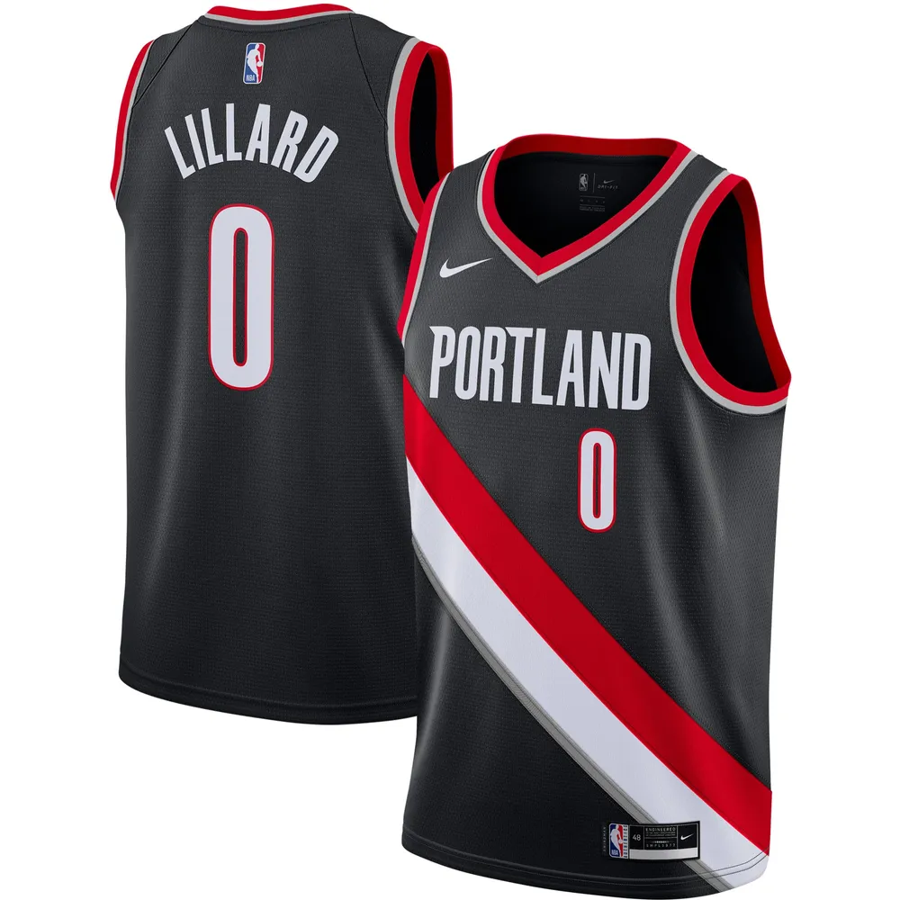 Damian Lillard Portland Trail Blazers Nike Preschool Team Name & Number T- Shirt - Black