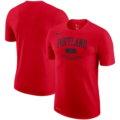 Portland Trail Blazers Nike Essential Heritage Performance T-Shirt - Red