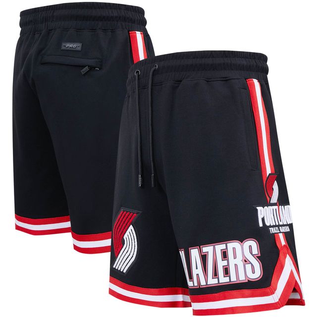 Short Pro Standard noir Portland Trail Blazers en chenille pour homme