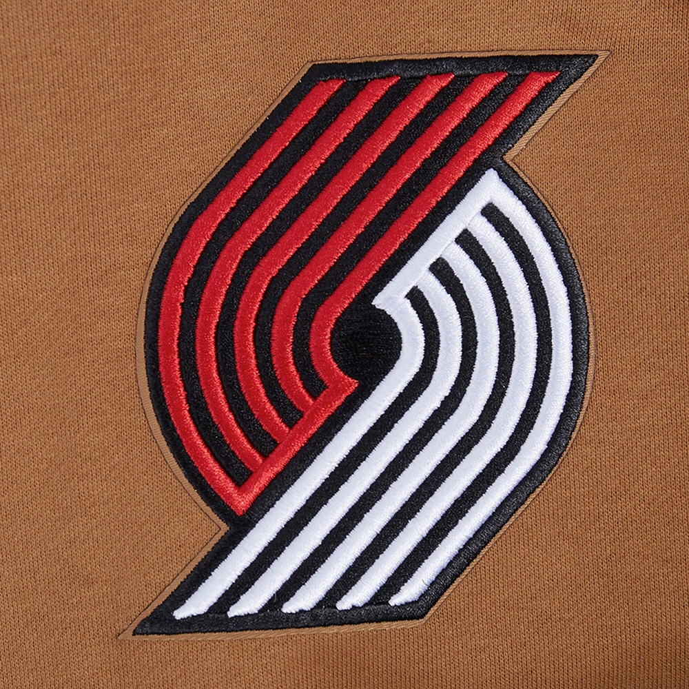 Sweat à capuche épaules tombantes Pro Standard Brown Portland Trail Blazers Paint the City pour homme