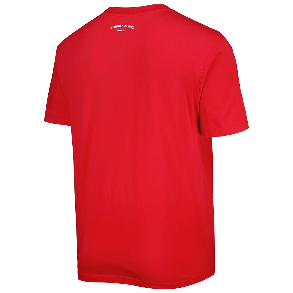 Tommy Jeans pour homme Portland Trail Blazers Mel Varsity - T-shirt rouge