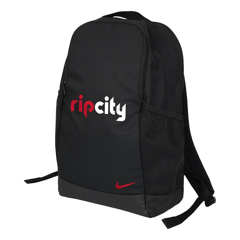 Nike Black Portland Trail Blazers Brasilia Backpack