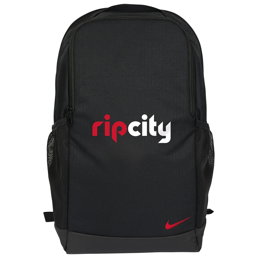 Nike Black Portland Trail Blazers Brasilia Backpack