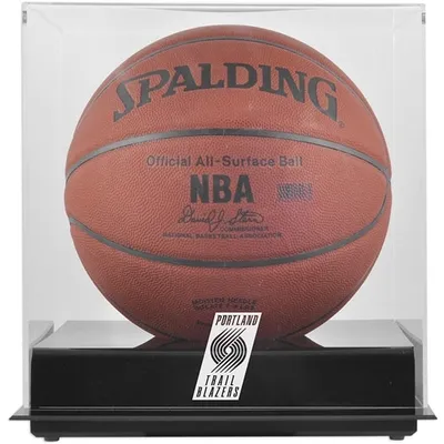Portland Trail Blazers Fanatics Authentic (2004-2017) Blackbase Team Logo Basketball Display Case with Mirrored Back