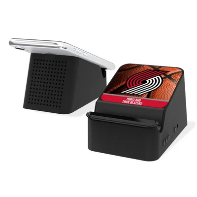Portland Trail Blazers Basketball Design Wireless Charging Station & Bluetooth Speaker
