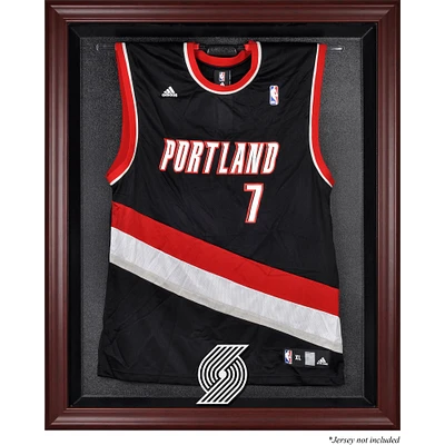 Portland Trail Blazers Framed Mahogany Team Logo Jersey Display Case