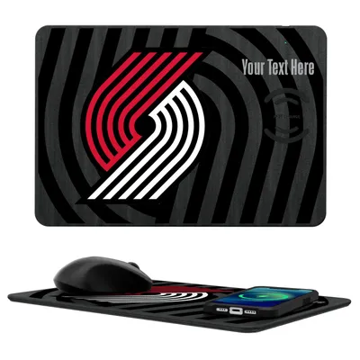 Portland Trail Blazers Personalized Wireless Charger & Mouse Pad