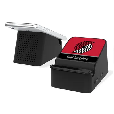 Portland Trail Blazers Personalized Wireless Charging Station & Bluetooth Speaker