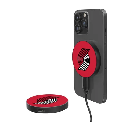 Portland Trail Blazers Solid Design 10-Watt Wireless Magnetic Charger