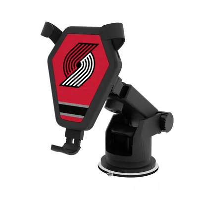 Portland Trail Blazers Stripe Design Wireless Car Charger