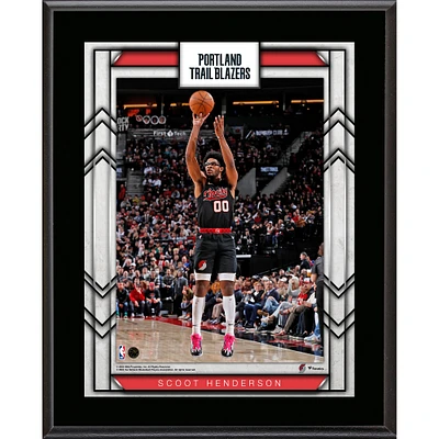Scoot Henderson Portland Trail Blazers 10.5" x 13" Sublimated Player Plaque