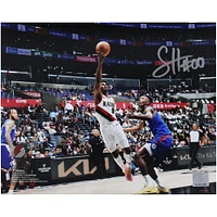 Scoot Henderson Portland Trail Blazers Autographed 8" x 10" Lay Up vs. Los Angeles Clippers Photograph 