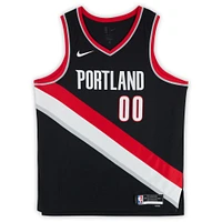 Scoot Henderson Portland Trail Blazers Autographed Black Nike Swingman Jersey 