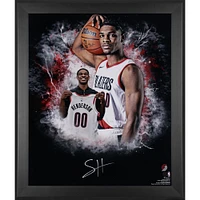 Scoot Henderson Portland Trail Blazers Autographed Framed 20" x 24" 2023 NBA Draft In Focus Photograph 