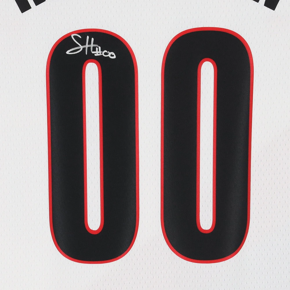 Scoot Henderson Portland Trail Blazers Autographed White Nike Swingman Jersey