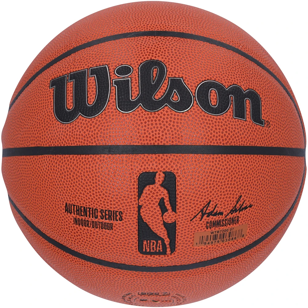 Scoot Henderson Portland Trail Blazers Autographed Wilson 2023 NBA Draft Authentic Series Indoor/Outdoor Basketball