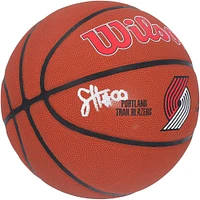 Scoot Henderson Portland Trail Blazers Autographed Wilson Team Logo Basketball